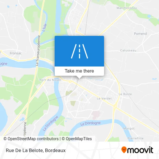 Rue De La Belote map