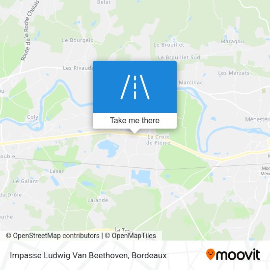 Impasse Ludwig Van Beethoven map