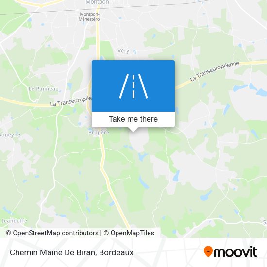 Chemin Maine De Biran map