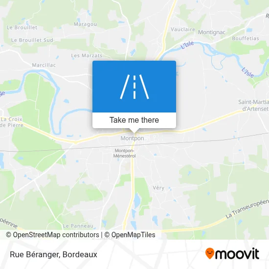 Rue Béranger map