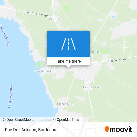 Rue De L'Arteson map