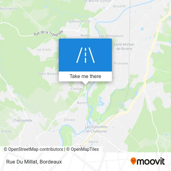 Rue Du Millat map