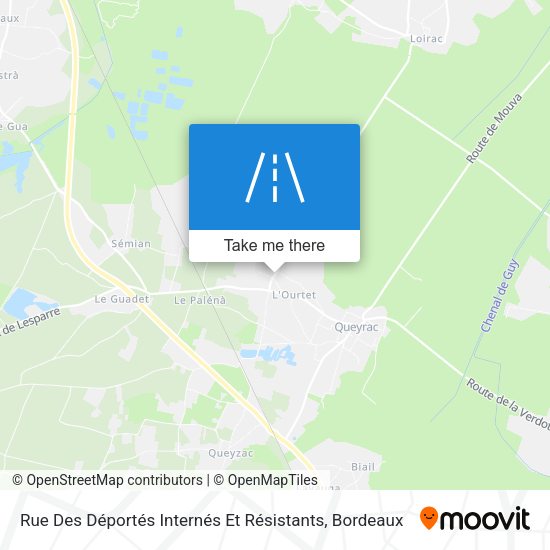 Rue Des Déportés Internés Et Résistants map