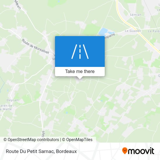 Route Du Petit Sarnac map