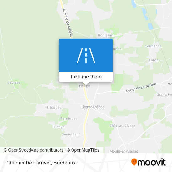Chemin De Larrivet map