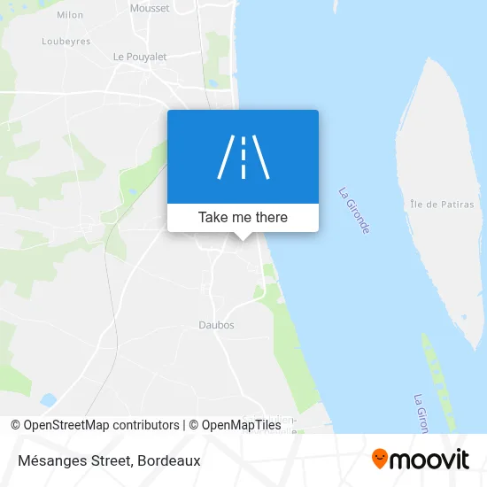 Rue Des Mésanges map