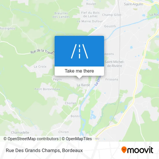 Rue Des Grands Champs map