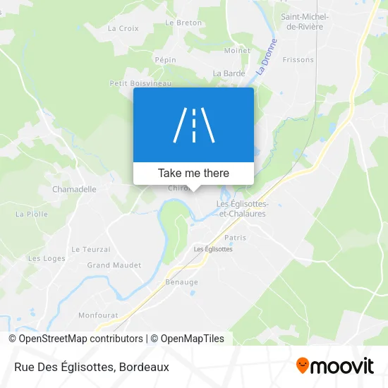 Rue Des Églisottes map
