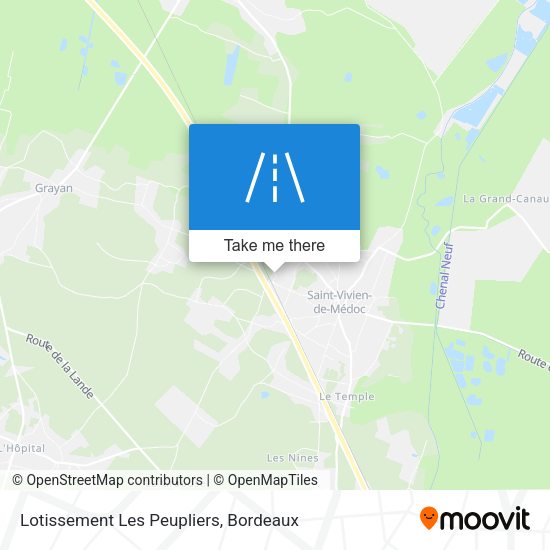 Lotissement Les Peupliers map