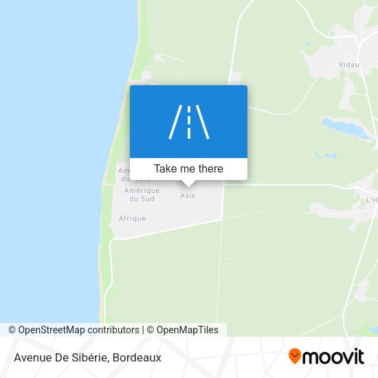 Avenue De Sibérie map