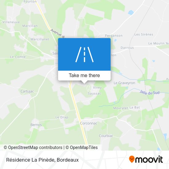 Résidence La Pinède map