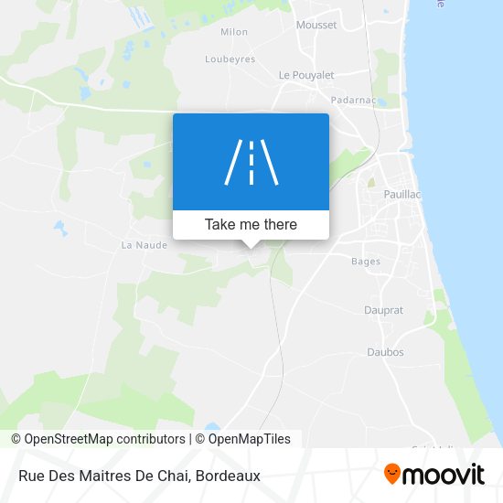 Rue Des Maitres De Chai map