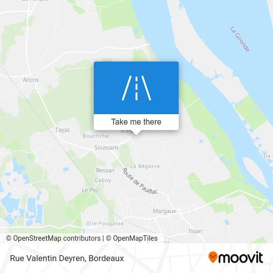 Rue Valentin Deyren map