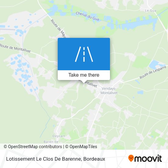 Lotissement Le Clos De Barenne map