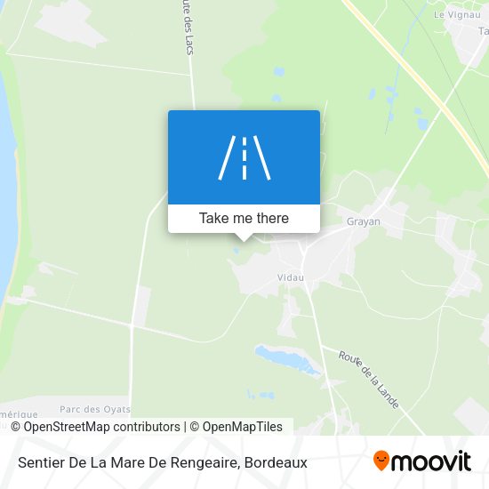Sentier De La Mare De Rengeaire map