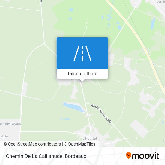Chemin De La Caillahude map