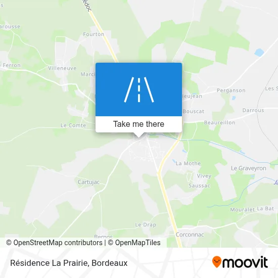 Résidence La Prairie map