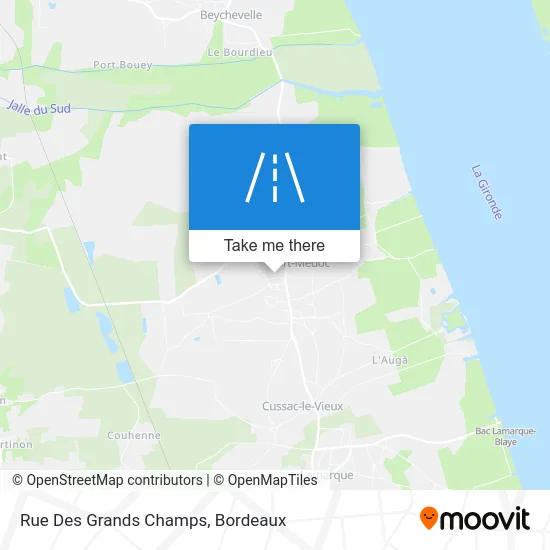 Rue Des Grands Champs map