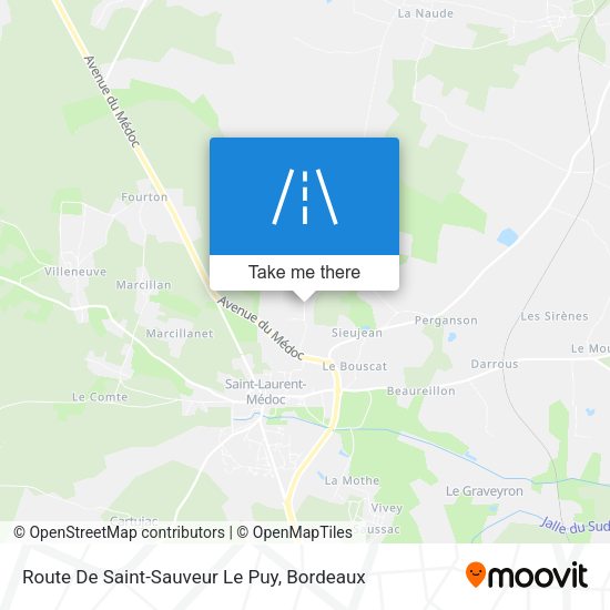 Route De Saint-Sauveur Le Puy map