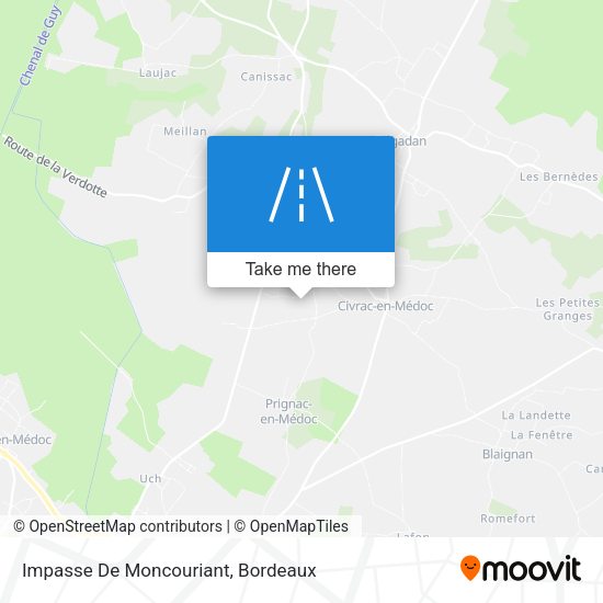 Impasse De Moncouriant map