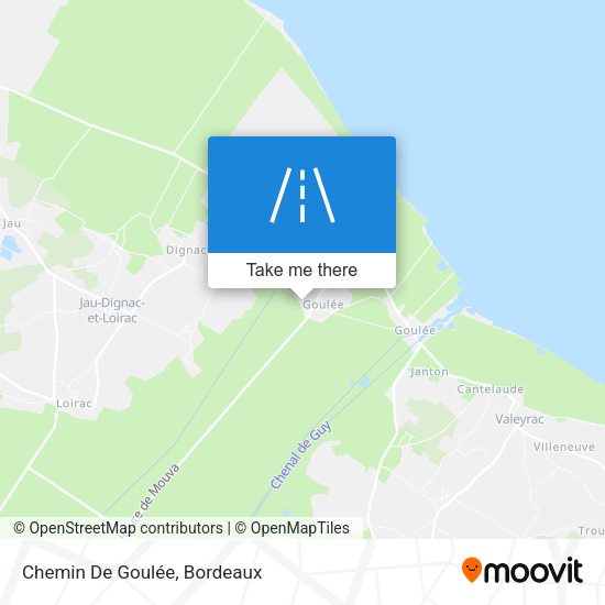 Chemin De Goulée map