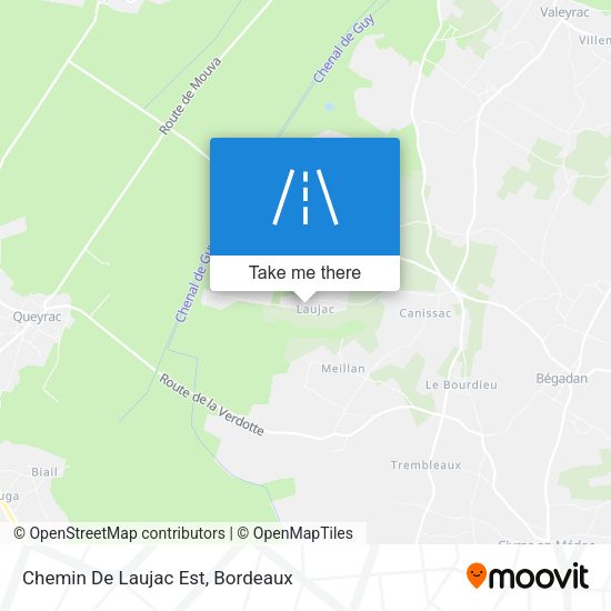 Chemin De Laujac Est map