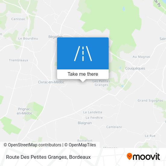 Route Des Petites Granges map