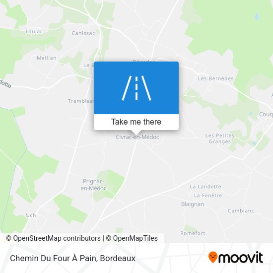 Chemin Du Four À Pain map