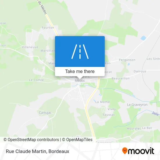 Rue Claude Martin map