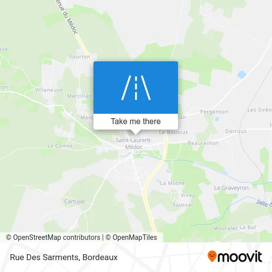 Rue Des Sarments map