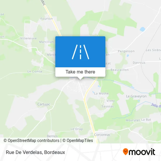 Rue De Verdelas map