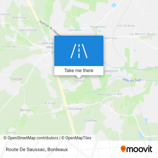 Route De Saussac map