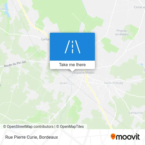 Rue Pierre Curie map