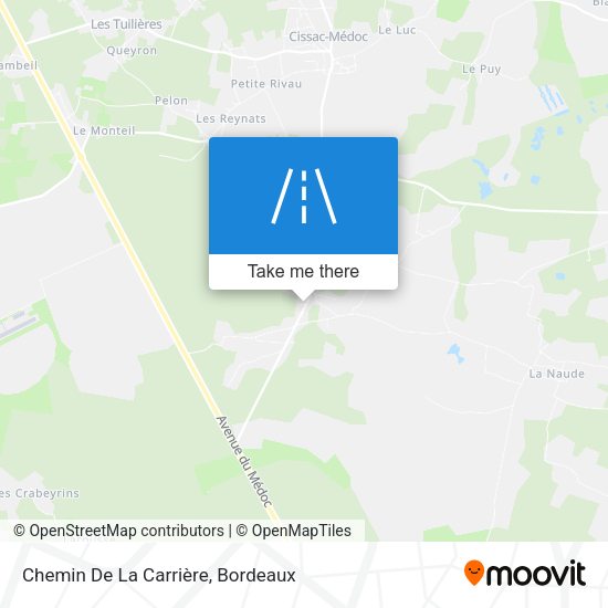 Chemin De La Carrière map