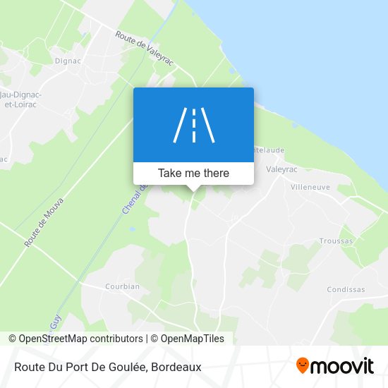 Route Du Port De Goulée map