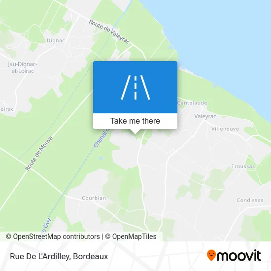 Rue De L'Ardilley map