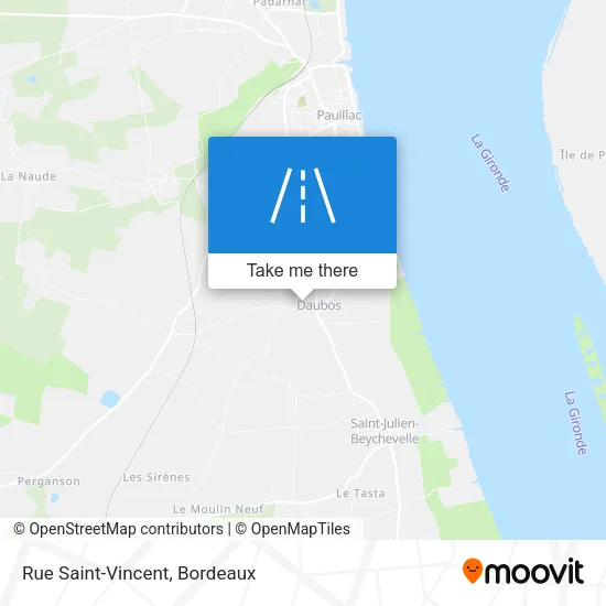 Rue Saint-Vincent map