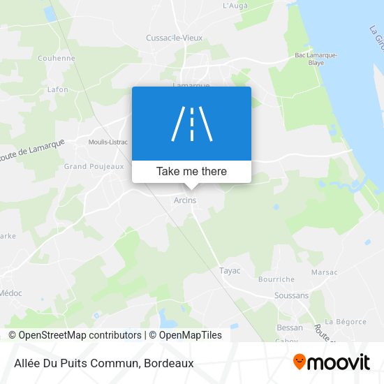 Allée Du Puits Commun map