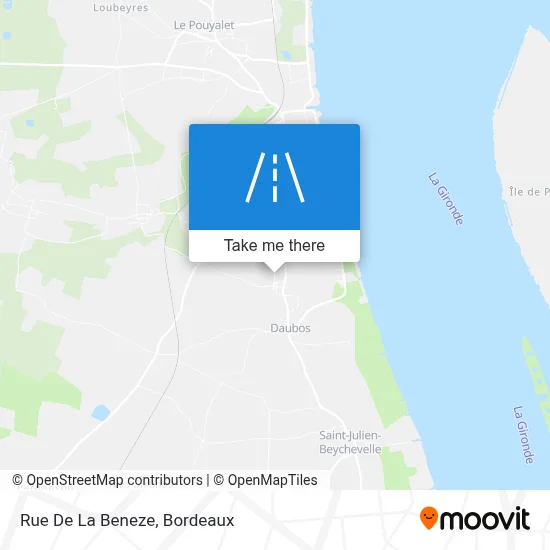 Rue De La Beneze map