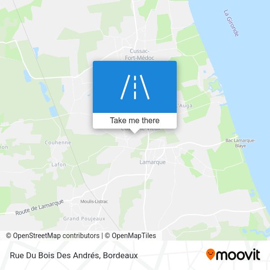 Rue Du Bois Des Andrés map