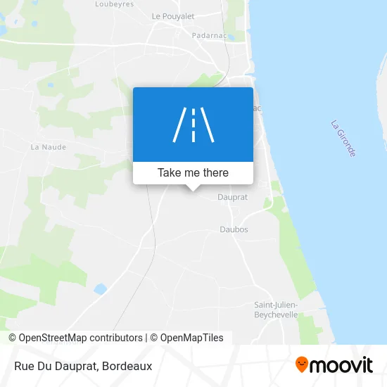 Rue Du Dauprat map