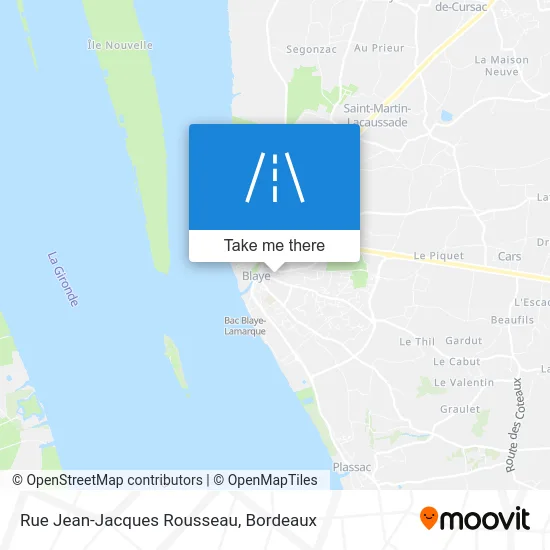Rue Jean-Jacques Rousseau map