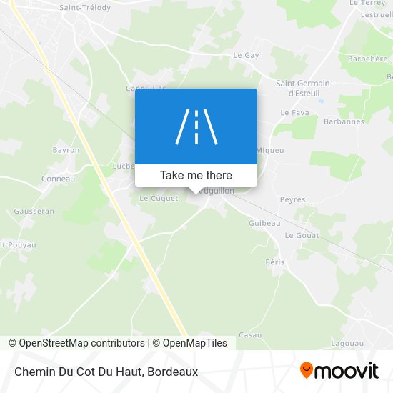 Chemin Du Cot Du Haut map