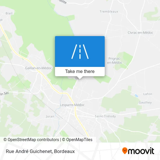 Rue André Guichenet map