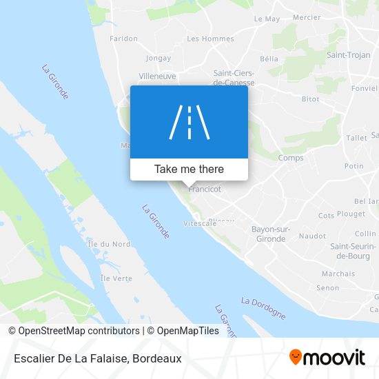 Escalier De La Falaise map