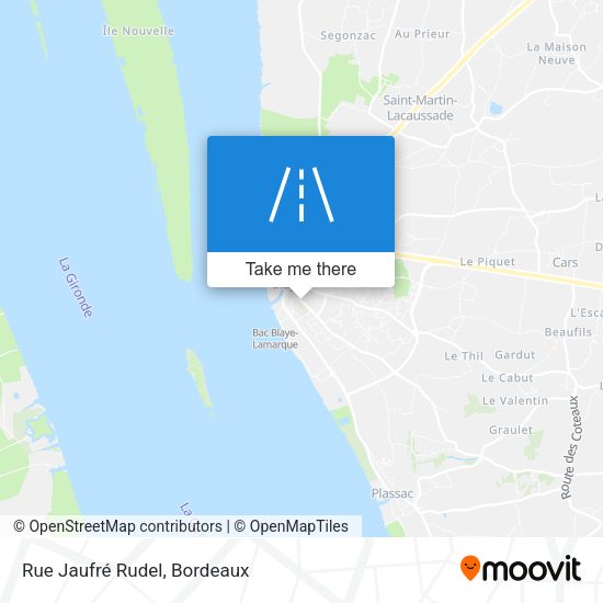 Rue Jaufré Rudel map