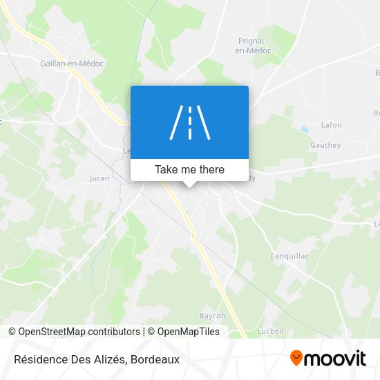 Résidence Des Alizés map