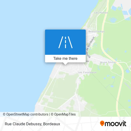 Rue Claude Debussy map