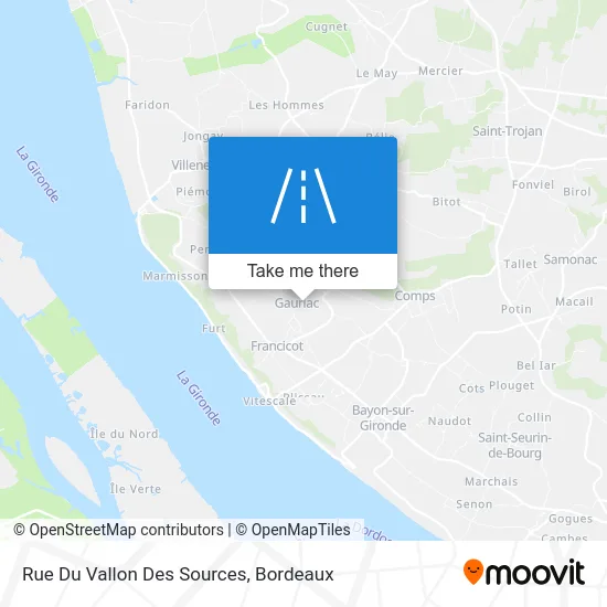 Rue Du Vallon Des Sources map