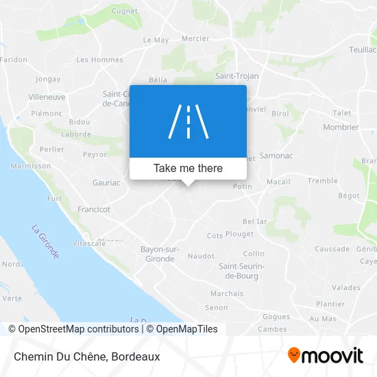 Chemin Du Chêne map